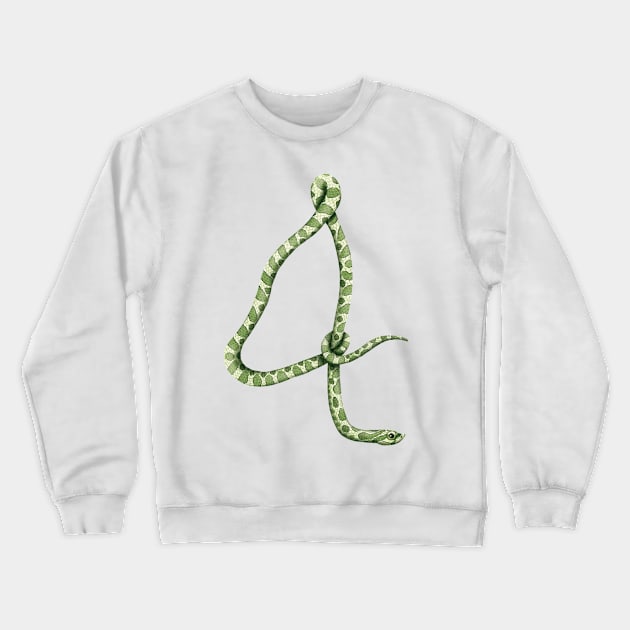 4 - Western hognose snake Crewneck Sweatshirt by miim-ilustra